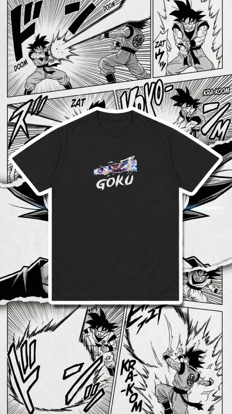 t-shirt "Goku eyes"