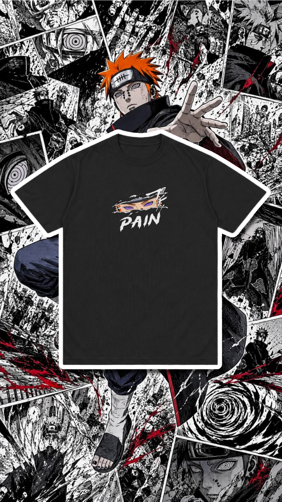 t-shirt "Pain eyes"