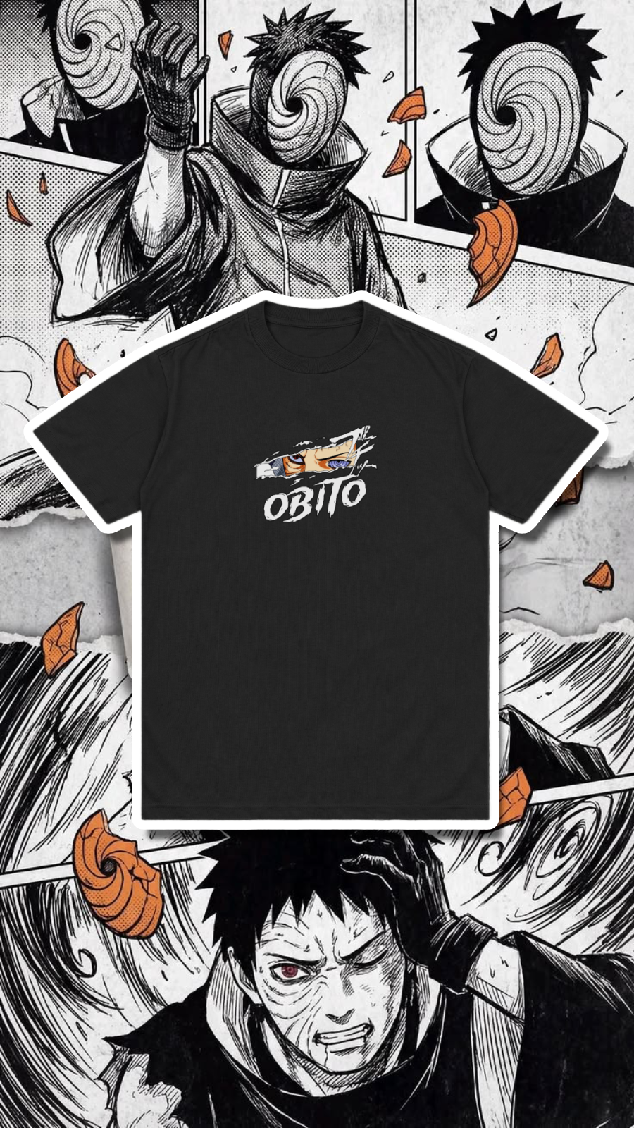 t-shirt "Obito eyes"